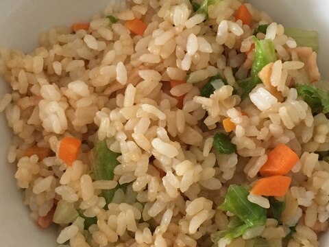 卵なし レタスチャーハン レシピ 作り方 By りみ1617 楽天レシピ 卵なし レタスチャーハン レシピ 作り方 By りみ1617 楽天レシピ